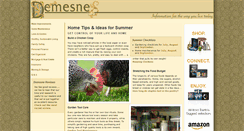 Desktop Screenshot of demesne.info
